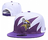 Vikings Team Logo White Purple Adjustable Hat GS,baseball caps,new era cap wholesale,wholesale hats